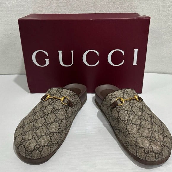 Gucci Brown Monogram Women's Shoes - Picture 2 of 5